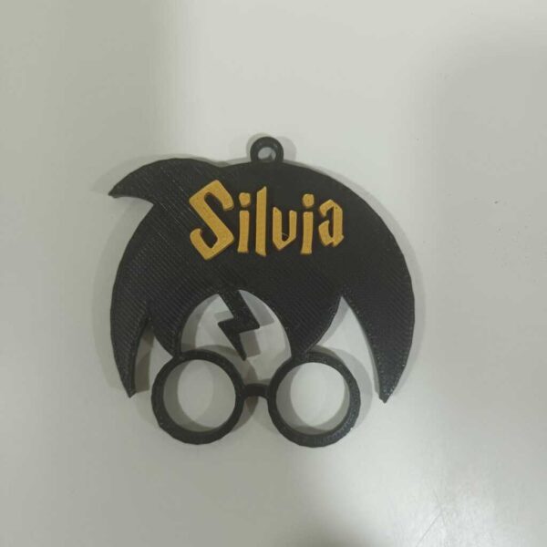 Llavero Harry Potter con Nombre Personalizado